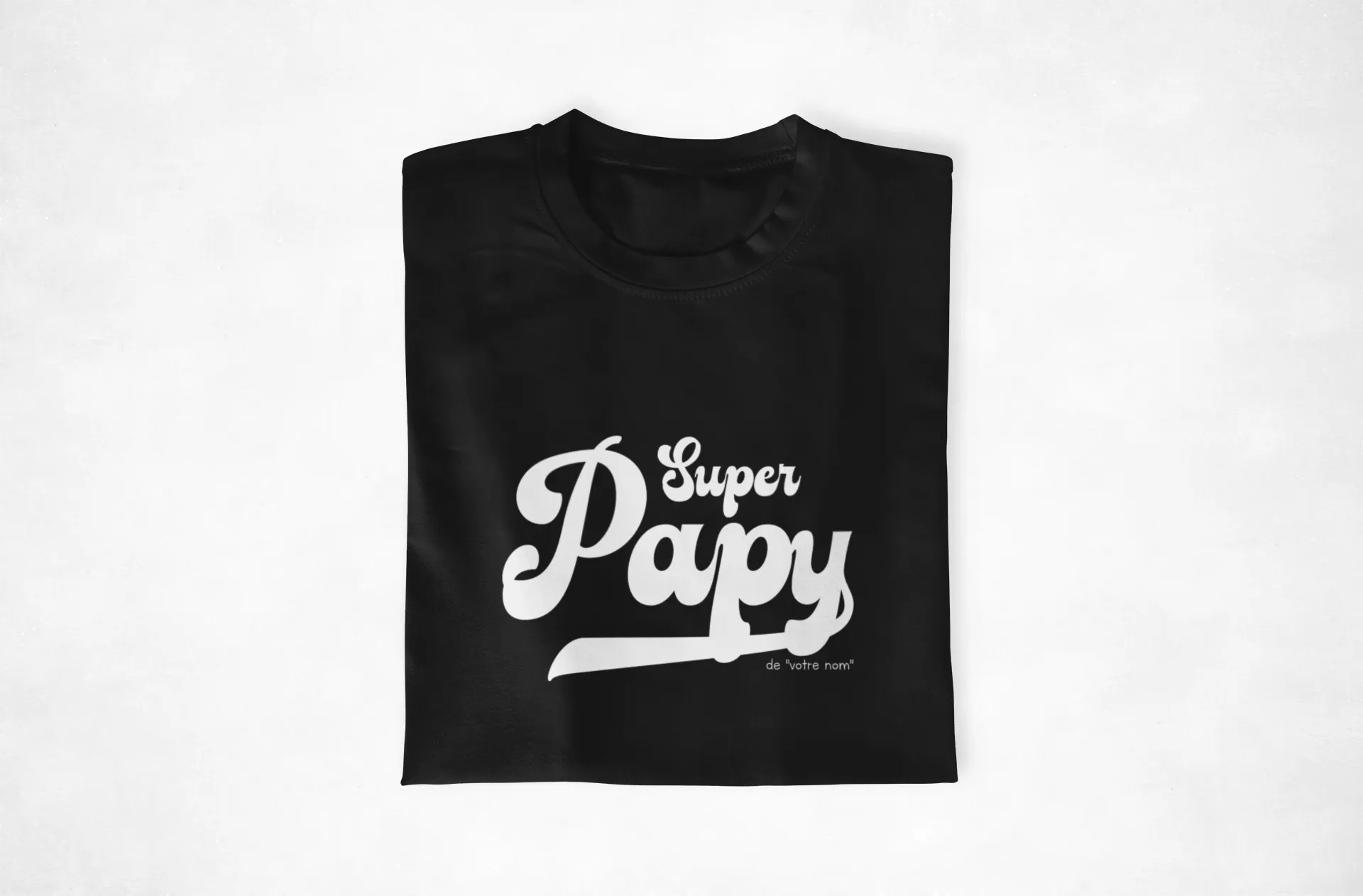 T-shirt personnalisable « Super Papy »